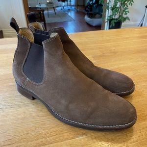 Johnston and Murphy Suede Chelsea Boots